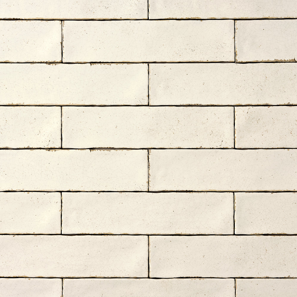 San Fran Tan White Crackled 3x12 Ceramic Subway Tile Tilezz 