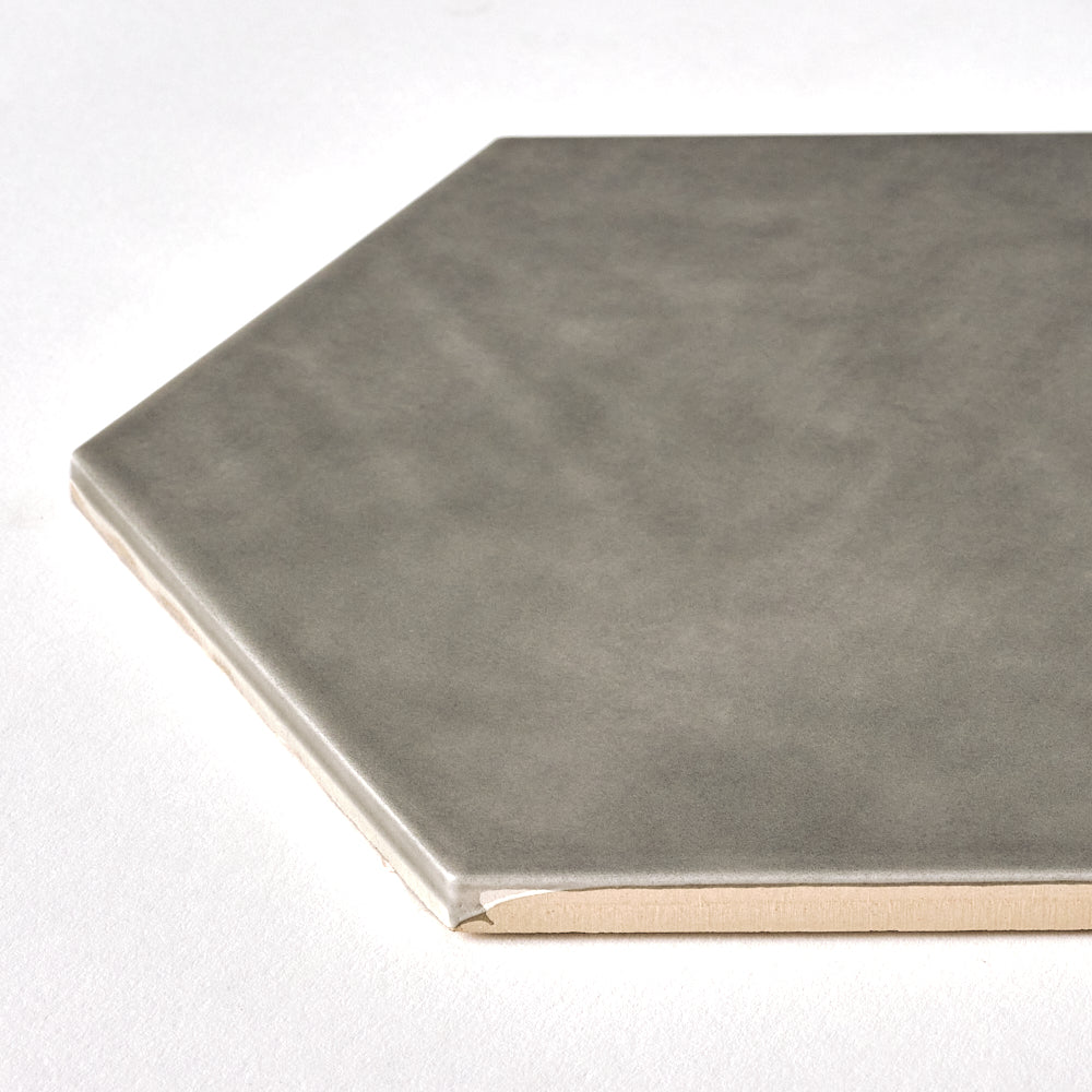 San Fran Taupe Hexagon Ceramic Wall Tile Tilezz 