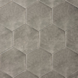 San Fran Taupe Hexagon Ceramic Wall Tile Tilezz 