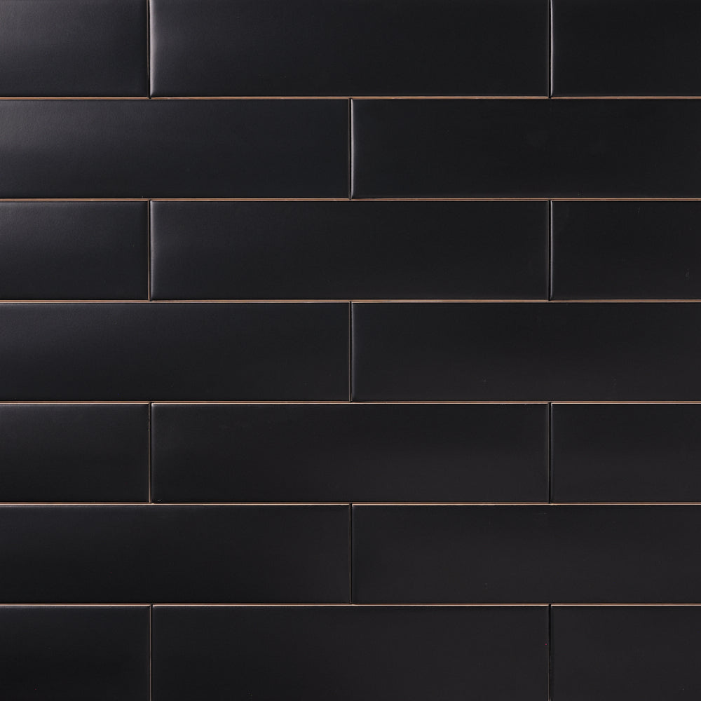 Boise Jet Black 3x12 Ceramic Tile Tilezz 