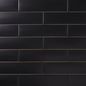 Boise Jet Black 3x12 Ceramic Tile Tilezz 