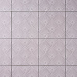 Load image into Gallery viewer, Encaustic Look Eiffel Shell Lavender / White 8x8 Porcelain Tile Tilezz 

