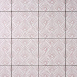 Load image into Gallery viewer, Encaustic Look Eiffel Shell White / Pink 8x8 Porcelain Tile Tilezz 

