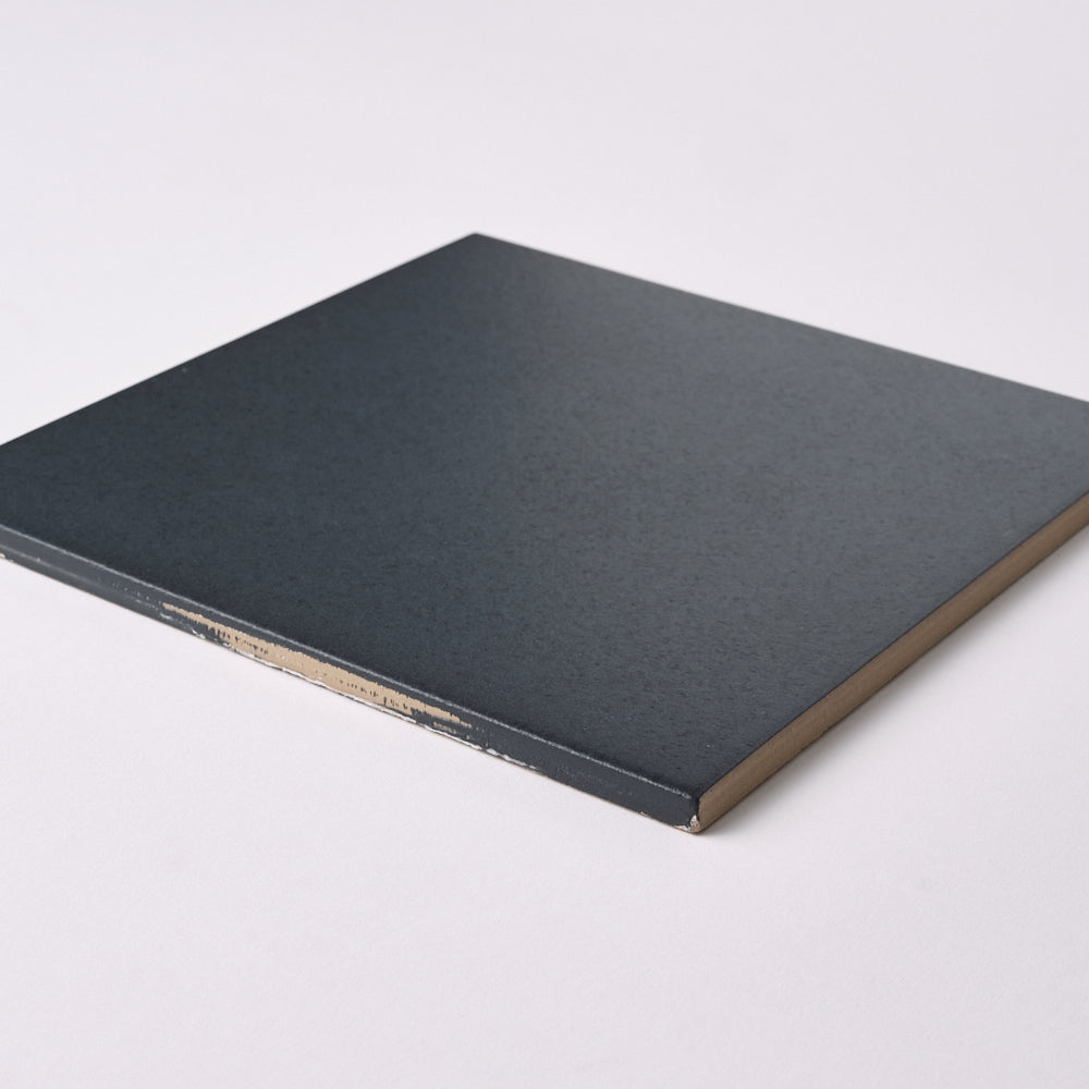 Encaustic Look Marrakech Pure Black 8x8 Porcelain Tile Tilezz 
