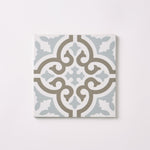 Load image into Gallery viewer, Encaustic Look Marrakech Fleur 8x8 Porcelain Tile Tilezz 
