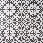 Load image into Gallery viewer, Encaustic Look Marrakech Black Cape 8x8 Porcelain Tile Tilezz 

