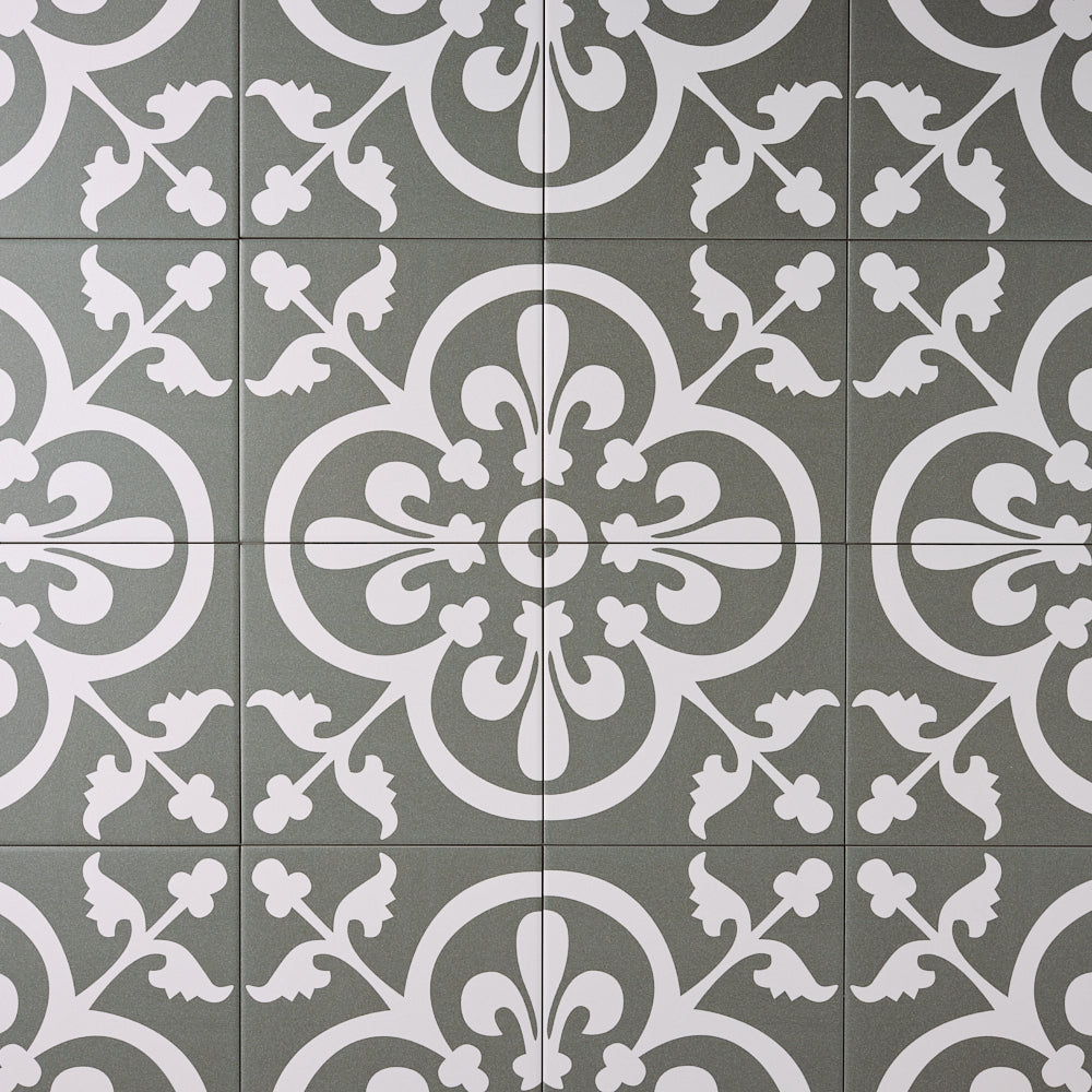 Encaustic Look Malaga Catalonia 8x8 Porcelain Tile Tilezz 