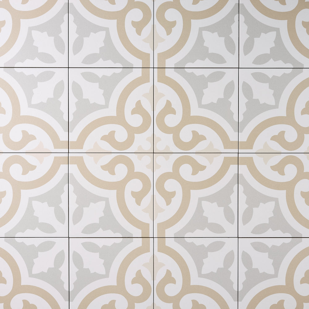 Encaustic Look Marrakech Cape 8x8 Porcelain Tile Tilezz 