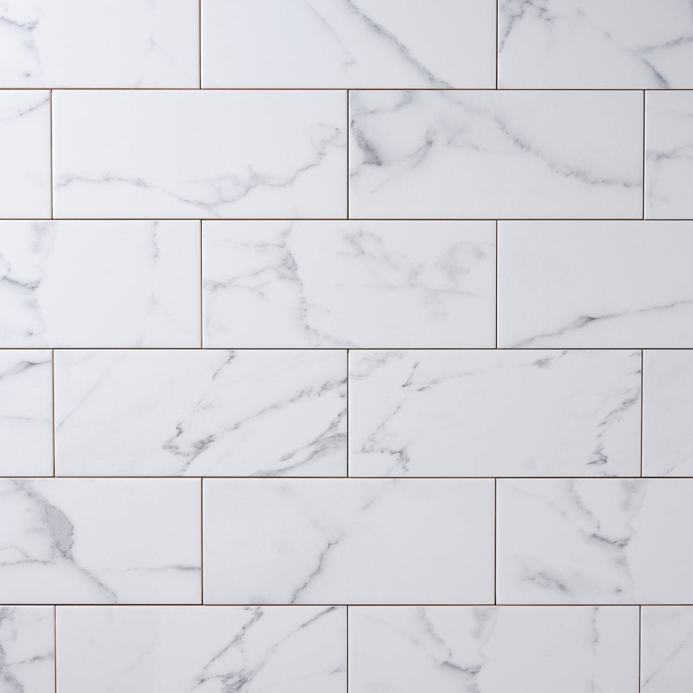 Milano Statuary White 4x10 Ceramic Tile Tilezz 