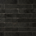 Load image into Gallery viewer, Zellige Dark Gray 2x16 Glossy Ceramic Tile Tilezz 
