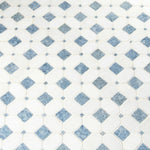 Load image into Gallery viewer, MSI Azula Hatchwork White &amp; Azul Marble Mosaic Tilezz 
