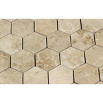 Load image into Gallery viewer, Cappuccino 2&quot; Hexagon Polished Marble Mosaic Tile Stone Tilezz 
