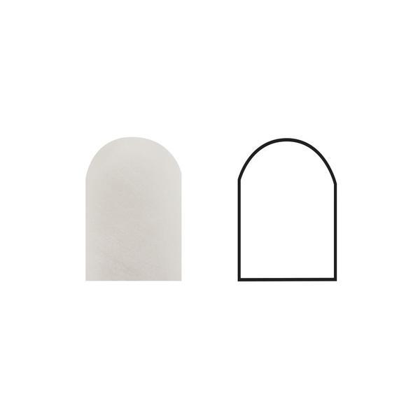 Carrara White Marble 1/2X12 Pencil Linear Polished/Honed Stone Tilezz 