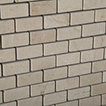 Load image into Gallery viewer, Crema Marfil Baby Brick Mosaic Tile Polished Stone Tilezz 
