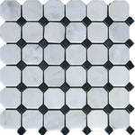 Load image into Gallery viewer, Greecian White Octagon Marble Mosaic Tile Tilezz 
