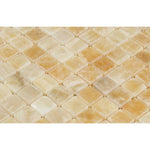 Load image into Gallery viewer, Honey Onyx 1x1 Mosaic Polished Stone Tilezz 
