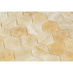 Load image into Gallery viewer, Honey Onyx 2&quot; Hexagon Polished Mosaic Tilezz 
