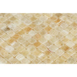 Load image into Gallery viewer, Honey Onyx 5/8x5/8 Mosaic Polished Stone Tilezz 
