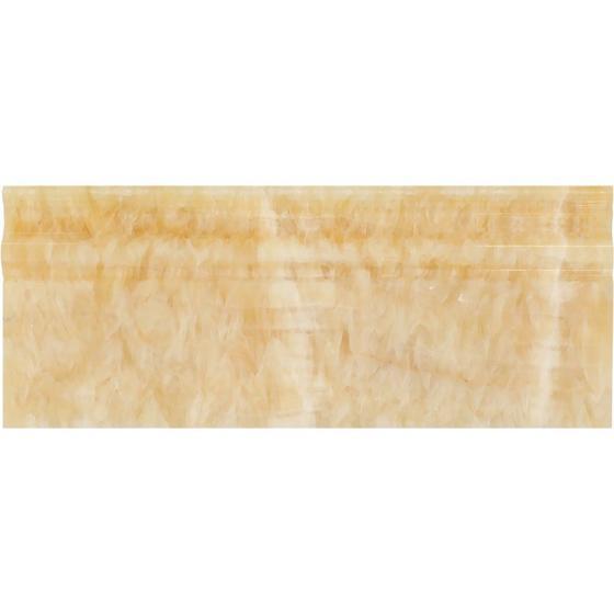 Honey Onyx 5x12 Baseboard Polished Stone Tilezz 
