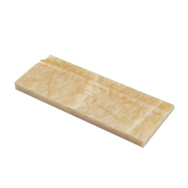 Honey Onyx 5x12 Baseboard Polished Stone Tilezz 