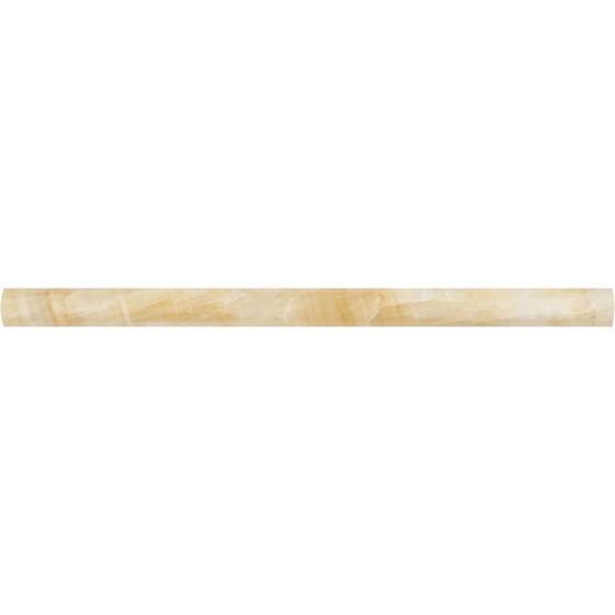 Honey Onyx 3/4x12 Bullnose Polished Stone Tilezz 