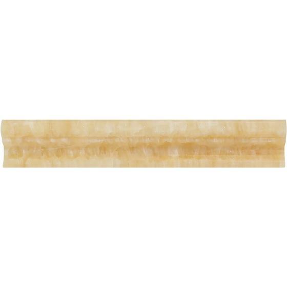 Honey Onyx 2x12 Crown Molding Polished Stone Tilezz 