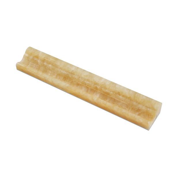 Honey Onyx 2x12 Crown Molding Polished Stone Tilezz 