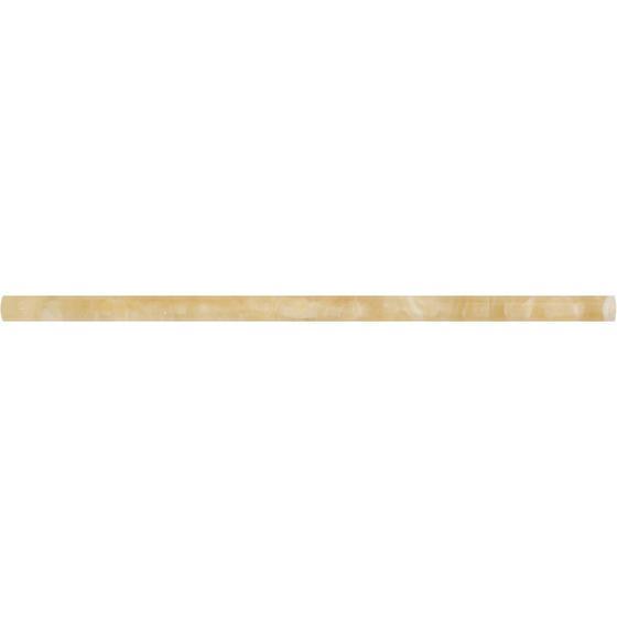 Honey Onyx 1/2x12 Pencil Linear Polished Stone Tilezz 