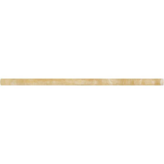 Honey Onyx 1/2x12 Pencil Linear Polished Stone Tilezz 