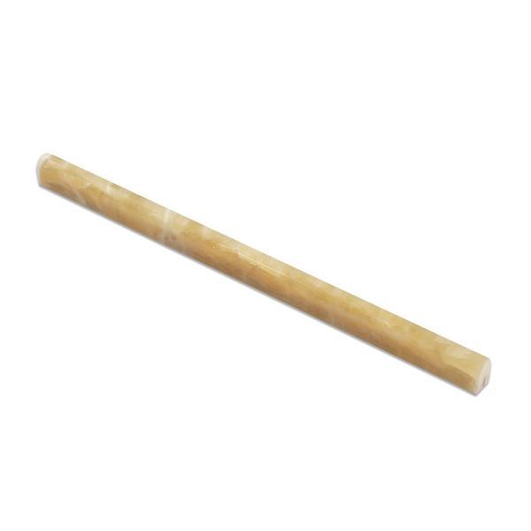 Honey Onyx 1/2x12 Pencil Linear Polished Stone Tilezz 