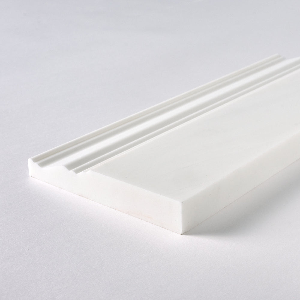 Bianco Dolomite Baseboard Molding Polished/Honed Flooring Tilezz 