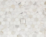 Load image into Gallery viewer, Calacatta Gold Hexagon 3&quot; Mosaic Tile Polished &amp; Honed Stone Tilezz 
