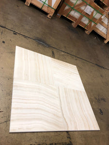 White Onyx Vein Cut 18x18 Polished Field Tile Stone Tilezz 