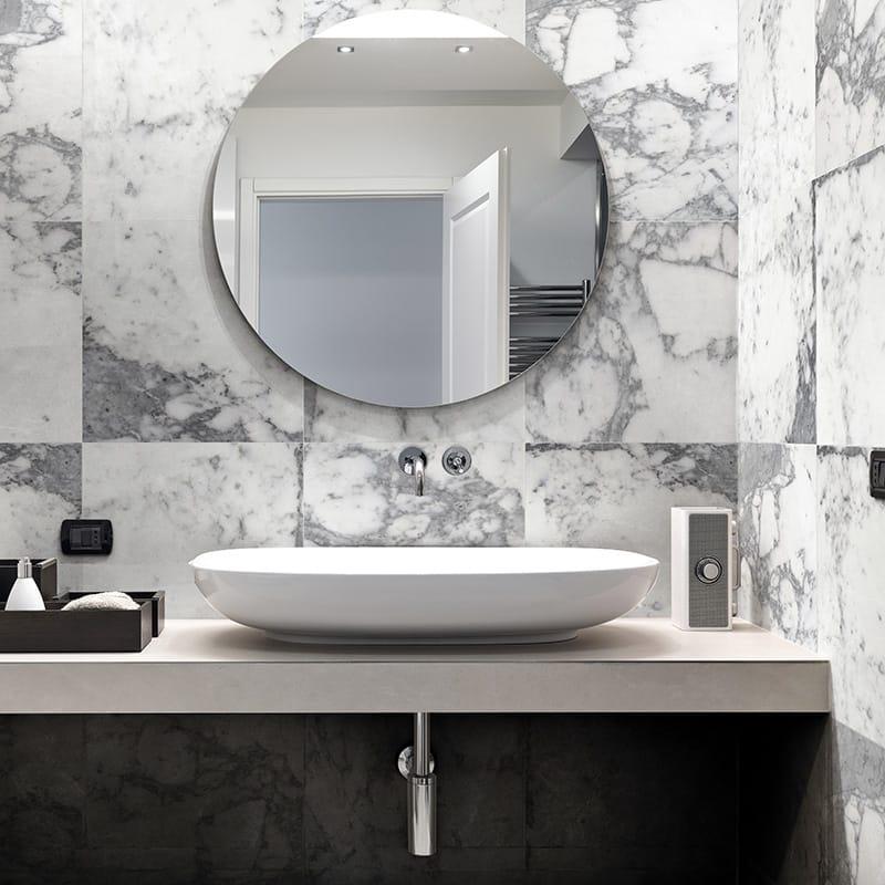 Statuario White 18x18 Polished Marble Field Tile Stone Tilezz 