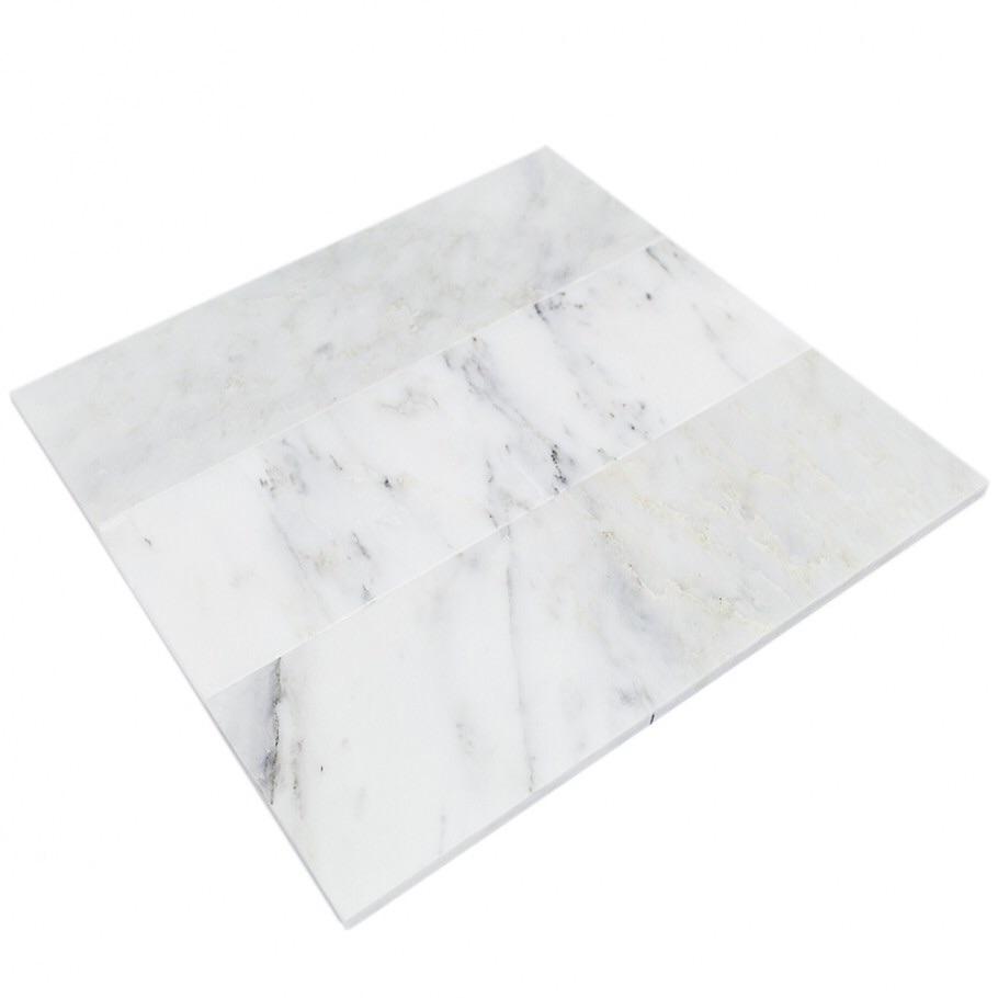 Calacatta Cressa(Asian Statuary) 4x12 Subway Tile Polished/Honed Stone Tilezz 