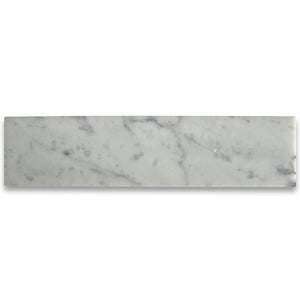 Carrara White 3x9 Subway Tile Polished & Honed Stone Tilezz 