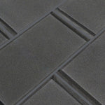 Load image into Gallery viewer, Metallic Gray 3x6 Glass Subway Tile Tilezz 
