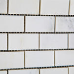 Load image into Gallery viewer, Calacatta Cressa (Asian Statuary) 1x2 Mosaic Polished/Honed Stone Tilezz 
