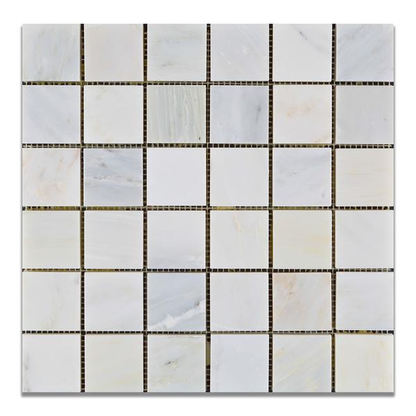 Calacatta Cressa (Asian Statuary) 2x2 Mosaic Polished/Honed – Tilezz