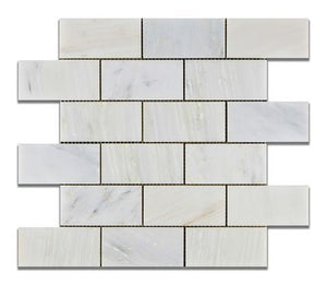 Calacatta Cressa (Asian Statuary) 2x4 Subway Marble Stone Tilezz 