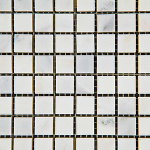Calacatta Cressa (Asian Statuary) 5/8x5/8 Mosaic Polished/Honed Stone Tilezz 