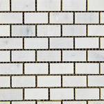 Load image into Gallery viewer, Calacatta Cressa (Asian Statuary) Baby Brick Polished/Honed Stone Tilezz 
