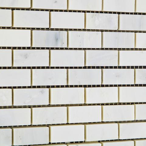 Calacatta Cressa (Asian Statuary) Baby Brick Polished/Honed Stone Tilezz 