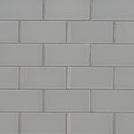 Load image into Gallery viewer, Oyster Gray 3x6 Glass Subway Tile Tilezz 

