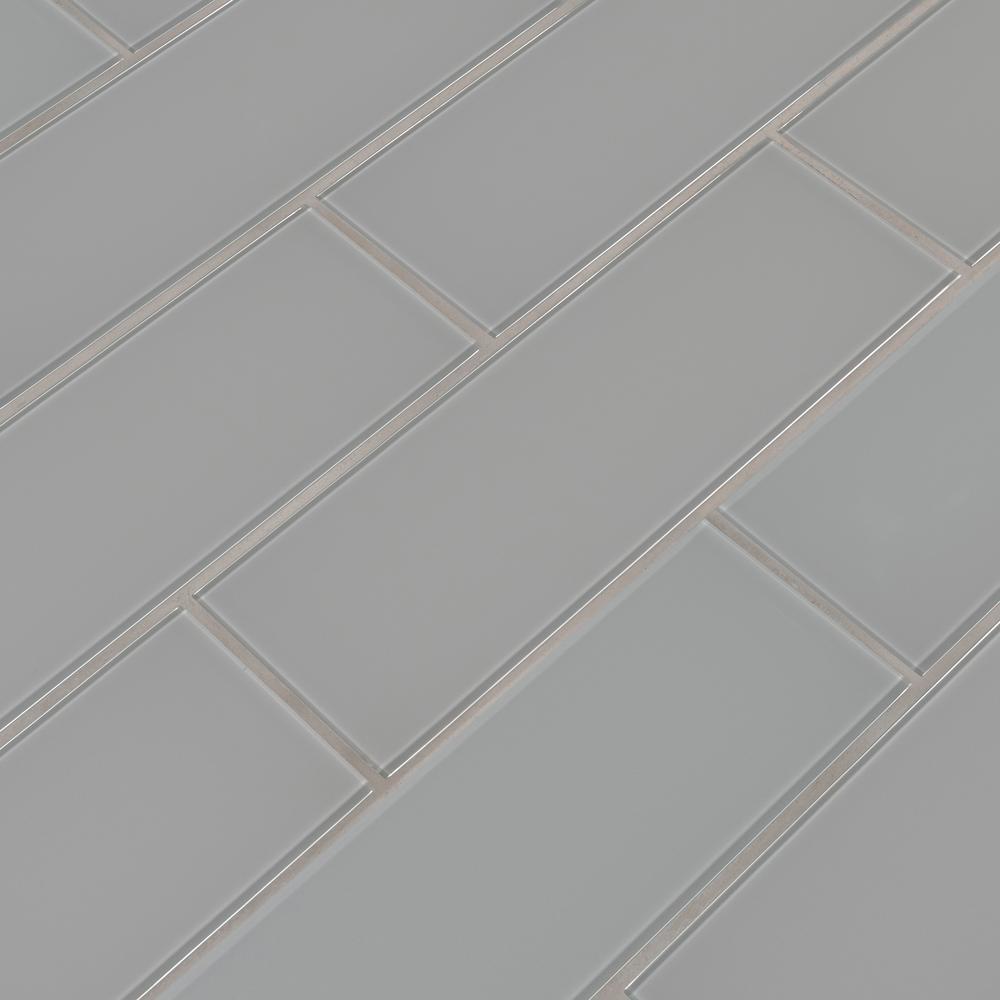 Oyster Gray 4x12 Glass Subway Tile Tilezz 
