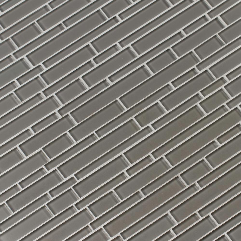Pebble Interlocking Strips Glass Mosaic Tile Tilezz 