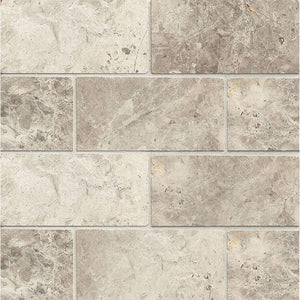 Tundra Gray Marble 3x6 Subway Tile Polished & Honed Stone Tilezz 