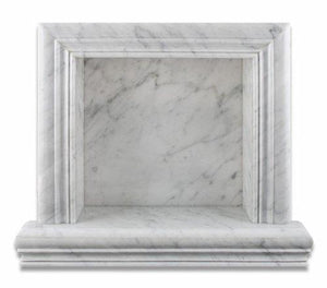 Carrara White Marble Hand-Made Shampoo Niche / Shelf - SMALL Bath Accessories Tilezz 