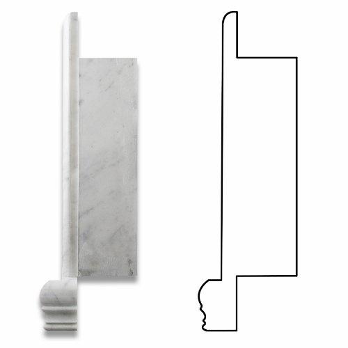 Carrara White Marble Hand-Made Shampoo Niche / Shelf - SMALL Bath Accessories Tilezz 