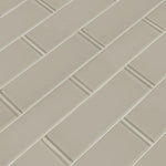 Load image into Gallery viewer, Snowcap White 3x9 Glass Subway Tile Tilezz 
